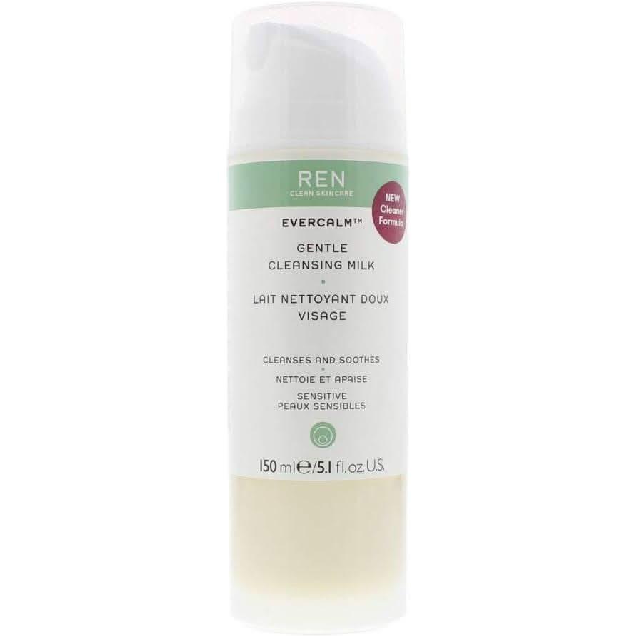 REN Evercalm Gentle Cleansing Milk 150ml | Calming Cleanser for Sensitive Skin