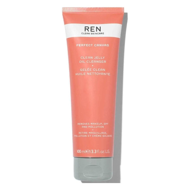 REN Perfect Canvas Clean Jelly Oil Cleanser | Triple-Phase Cleanser for a Radiant, Purified Complexion