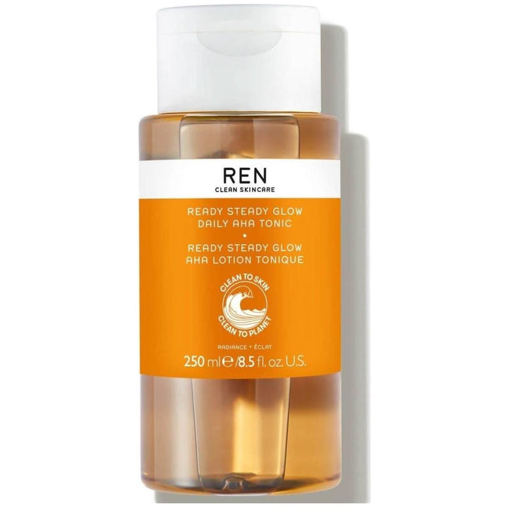 REN Ready Steady Glow Daily AHA Tonic | Glow-Boosting Toner for Daily Radiance