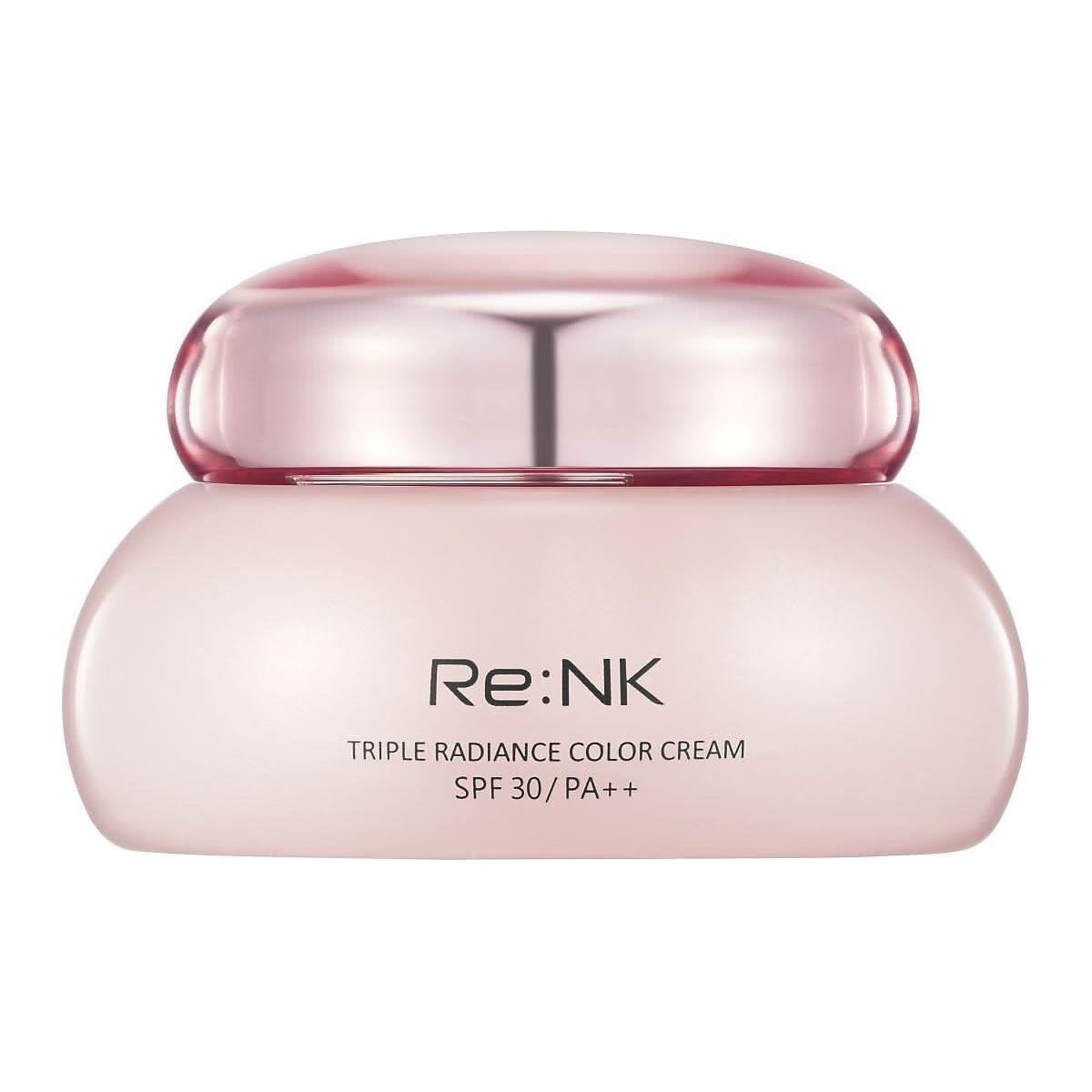 Re:NK Triple Radiance Color Cream SPF30/PA++ 30ml | 3D Glow & Skin-Perfecting Base