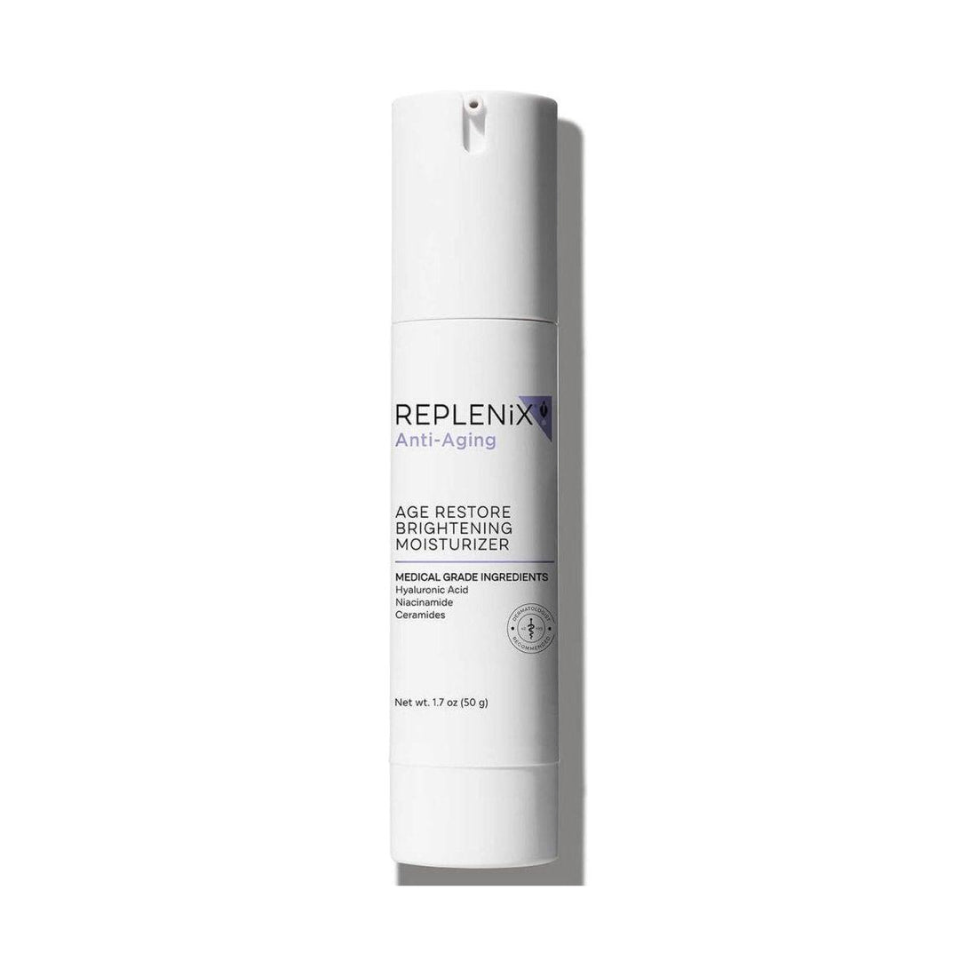 Replenix Age Restore Brightening Moisturizer 50ml  | Anti-Aging Moisturiser for Radiance, Firmness & Even Tone