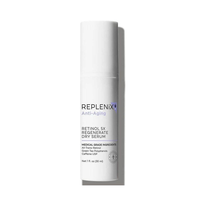 Replenix Anti-Aging Retinol 5X Regenerate Dry Serum 30ml | Advanced Retinol Treatment for Fine Lines, Wrinkles & Uneven Tone