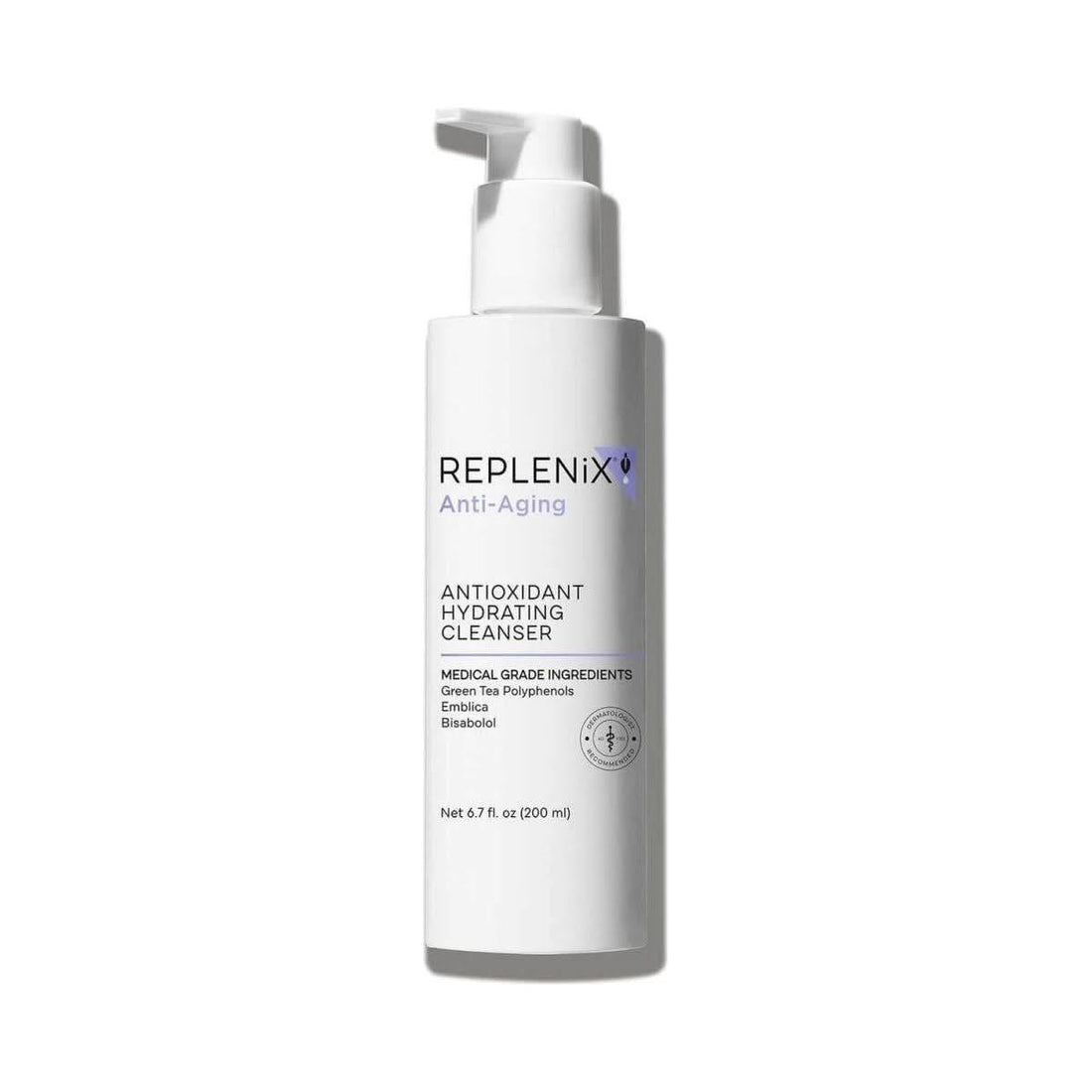 Replenix Antioxidant Hydrating Cleanser 200ml | Anti-Aging Face Wash with Botanical Antioxidants & Hydrating Complex