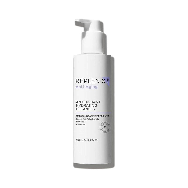 Replenix Antioxidant Hydrating Cleanser 200ml | Anti-Aging Face Wash with Botanical Antioxidants & Hydrating Complex