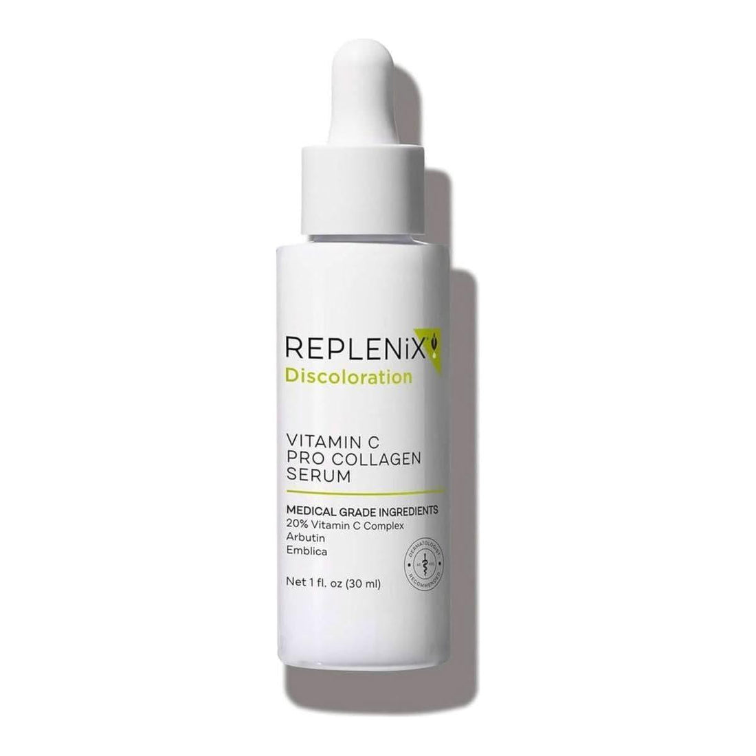 Replenix Citrix Vitamin C Pro-Collagen Brightening Serum 30ml | Advanced Anti-Aging Serum with Peptides, Hyaluronic Acid &amp; Antioxidants