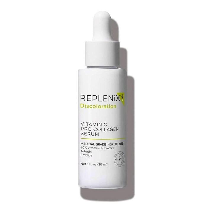 Replenix Citrix Vitamin C Pro-Collagen Brightening Serum 30ml | Advanced Anti-Aging Serum with Peptides, Hyaluronic Acid &amp; Antioxidants