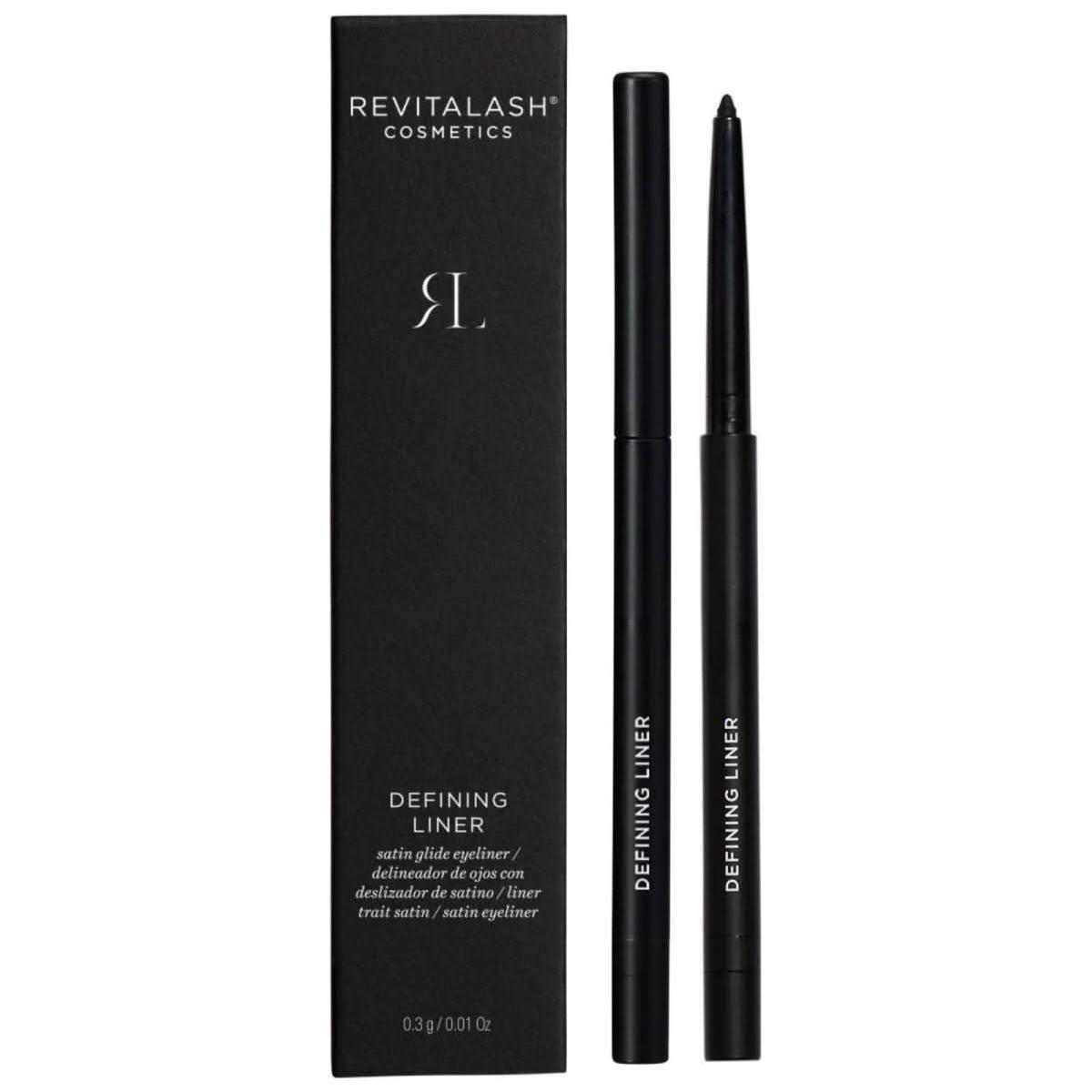 RevitaLash®  Defining Eyeliner Deep Slate (Grey) | Long-Wear, Smudge-Proof Eyeliner with Built-In Smudger & Sharpener