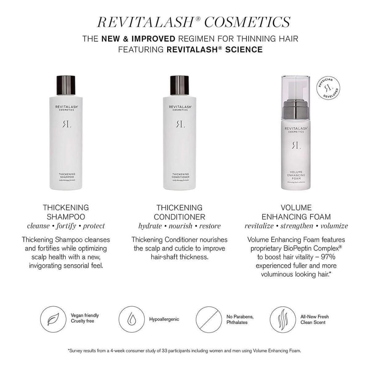 RevitaLash® Volumising Hair Collection | Travel-Size Trio Your Portable Powerhouse for Thicker, Fuller-Looking Hair!