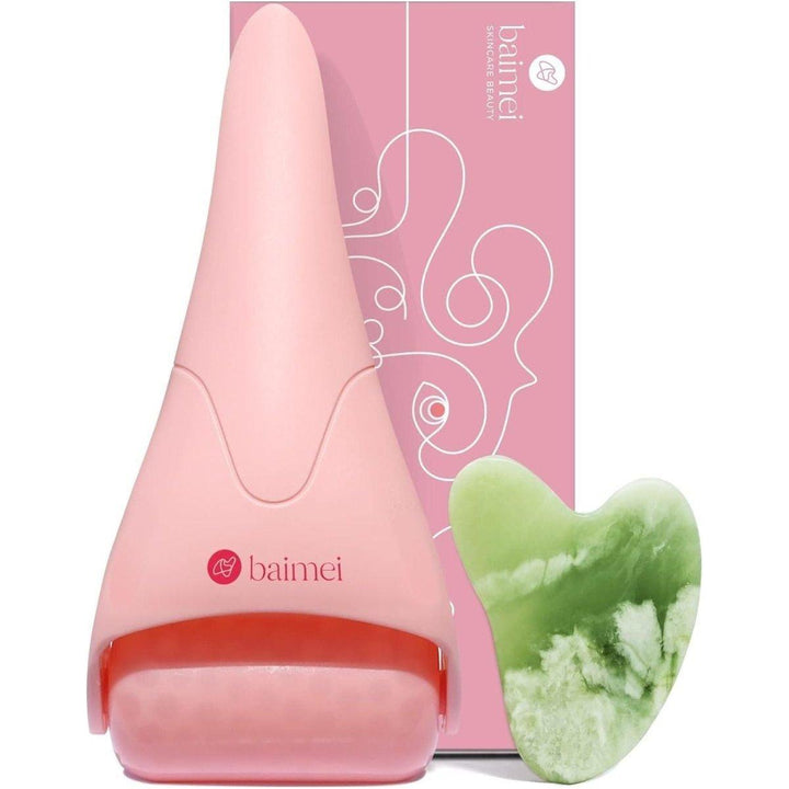 Ice Face Roller & Gua Sha Set | Revitalize, Sculpt & Glow – Your Complete Facial Revival Kit