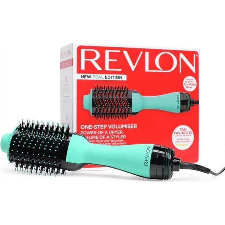 Revlon One-Step Hair Dryer and Volumizer Teal Edition | 2-in-1 Styling Tool for Salon Blowouts at Home