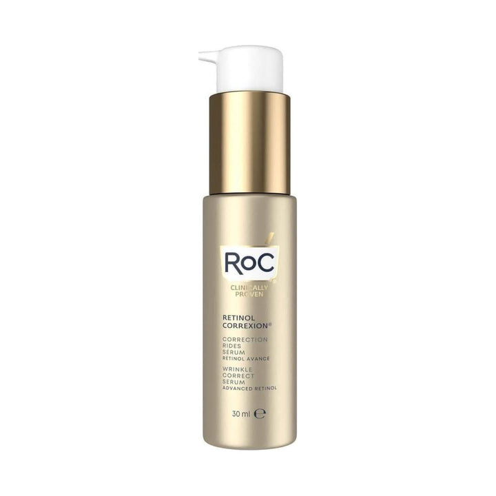 RoC Retinol Correxion Wrinkle Correct Face Serum 30ml | Clinically Proven Retinol Serum for Deep Wrinkle Reduction & Skin Firming