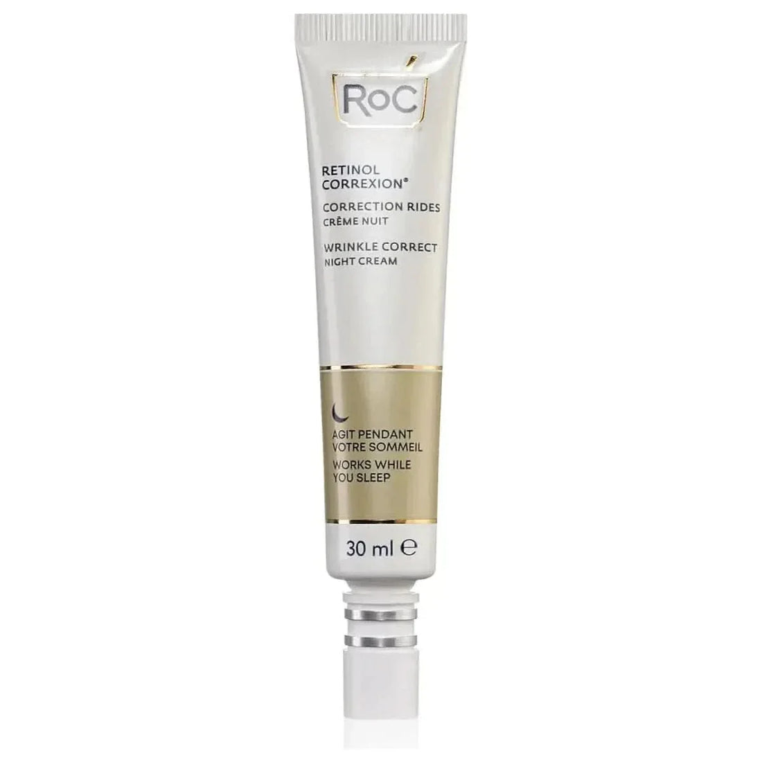 RoC Skincare Retinol Deep Wrinkle Anti-Aging Night Cream 30ml | Wake Up to Smoother, Firmer, and Revitalized Skin