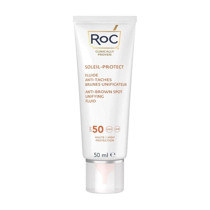 RoC Soleil-Protect Unifying Fluid SPF50 | Anti-Brown Spot Protection with Brightening Benefits
