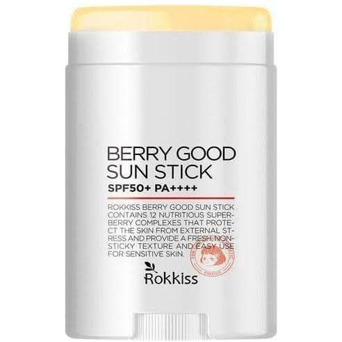 Rokkiss Berry Good Sun Stick SPF50+ PA++++ 15g | Berry-Infused Non-Sticky Daily UV Protection Rokkiss