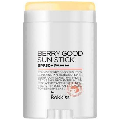 Rokkiss Berry Good Sun Stick SPF50+ PA++++ 15g | Berry-Infused Non-Sticky Daily UV Protection Rokkiss