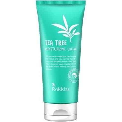 Rokkiss Tea Tree Moisture Cream 100ml | Soothing Hydration for Sensitive & Irritated Skin with Tea Tree Extract & Allantoin