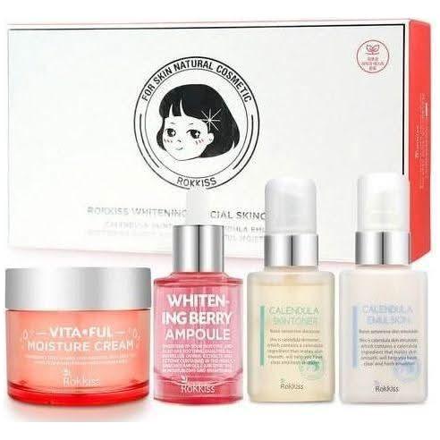 Rokkiss Whitening Special Skin Care Set (4-Piece) | Complete Brightening Routine