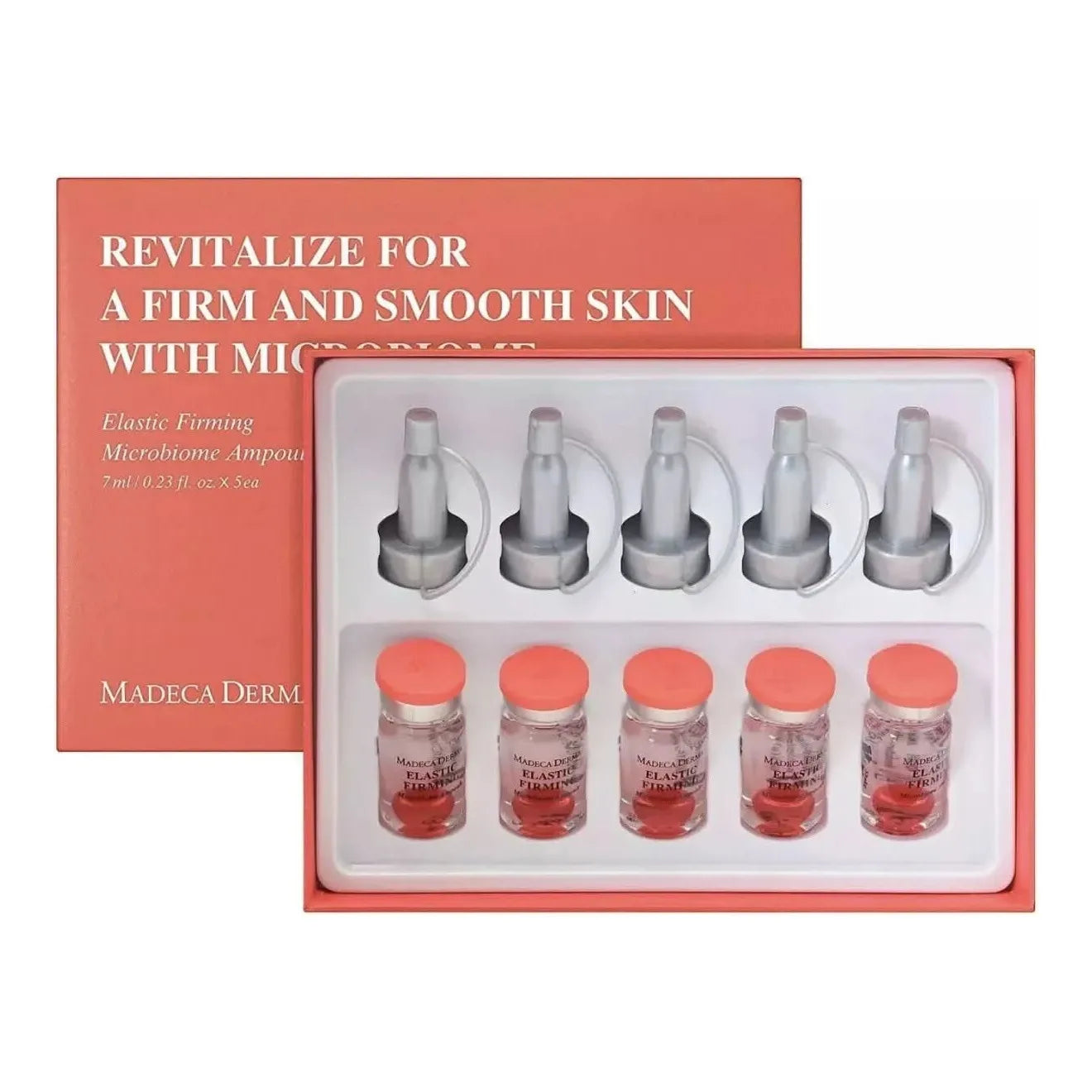 Madeca Derma Elastic Firming Microbiome Ampoule 7 ml x 5 (Total 35 ml) | Experience the future of firming skincare