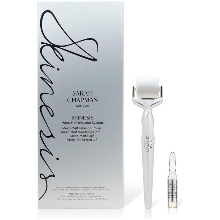 Sarah Chapman Meso-Melt Infusion System Advanced At-Home Skin Rejuvenation | 21-Day Treatment Dissolving Micro-Needles · Stem Cell Serum