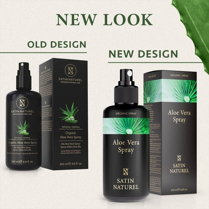 Satin Naturel Organic Aloe Vera Gel 200ml | Your 100% natural, multi-tasking wonder for skin & hair!