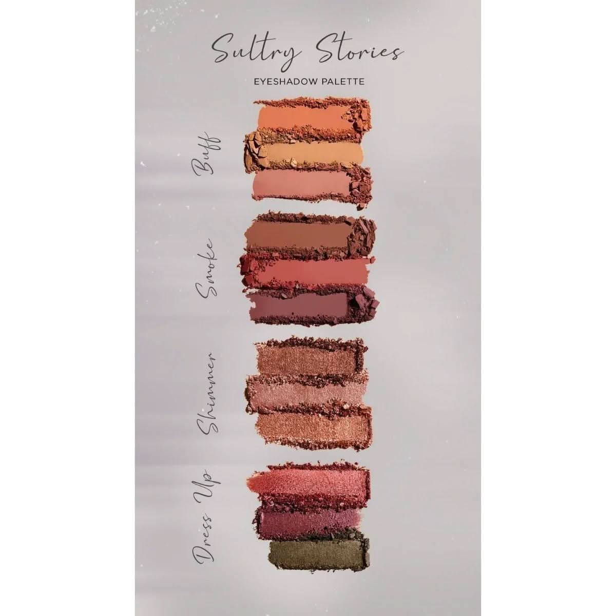 Sculpted by Aimee | Sultry Stories Eyeshadow Palette Your Go-To Palette for Smokey Eyes & Irresistible Glow!