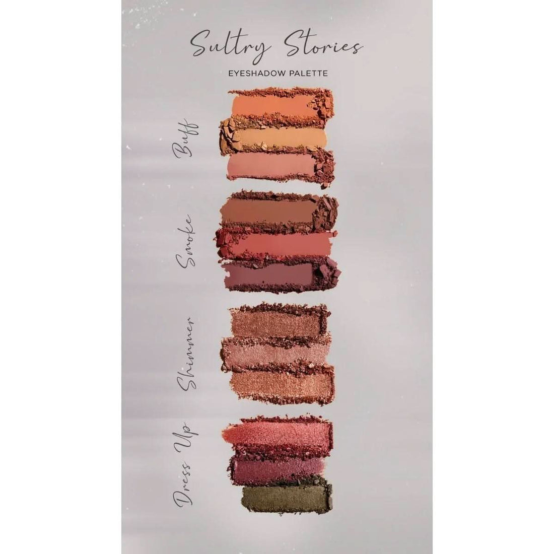 Sculpted by Aimee | Sultry Stories Eyeshadow Palette Your Go-To Palette for Smokey Eyes & Irresistible Glow!
