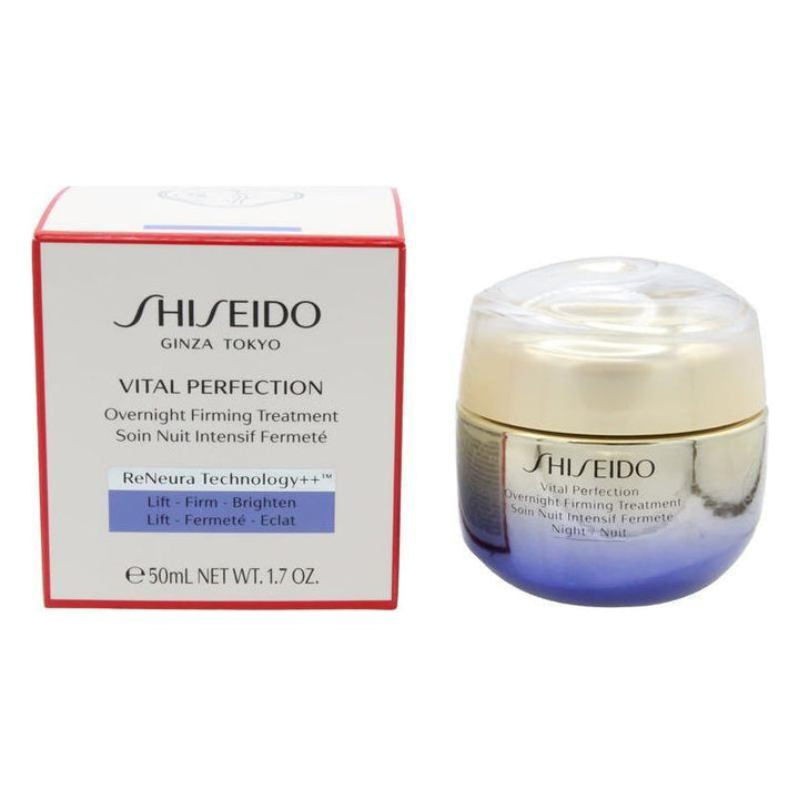 Shiseido Vital Perfection Overnight Firming Treatment 50ml | Anti-Ageing Night Cream for Lifted, Radiant Skin