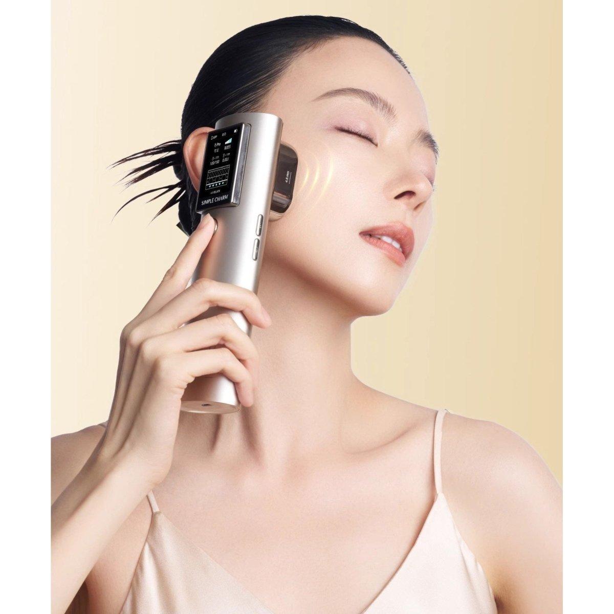 SIMPLE CHARM 24D Ultrasonic Beauty Device | Advanced Skin Lifting, Firming & Anti-Wrinkle Technology