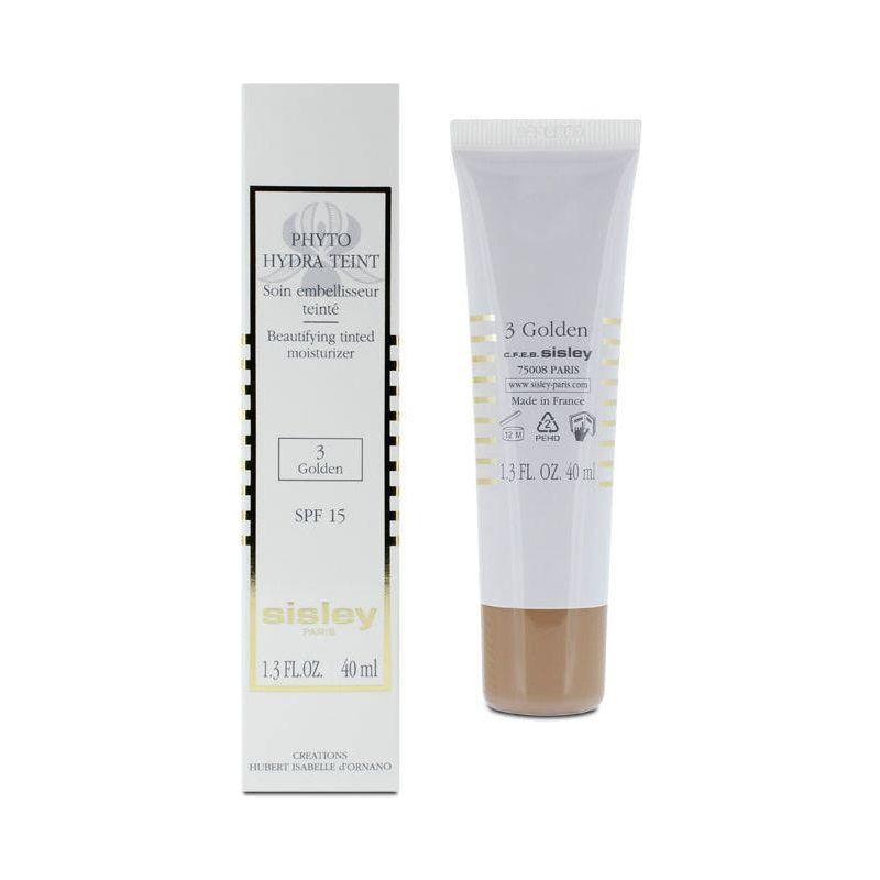 Sisley Phyto Hydra Teint Beautifying Tinted Moisturiser SPF15 Shade 3 Golden 40ml | Hydrating, Radiance-Enhancing Tint for a Golden Glow