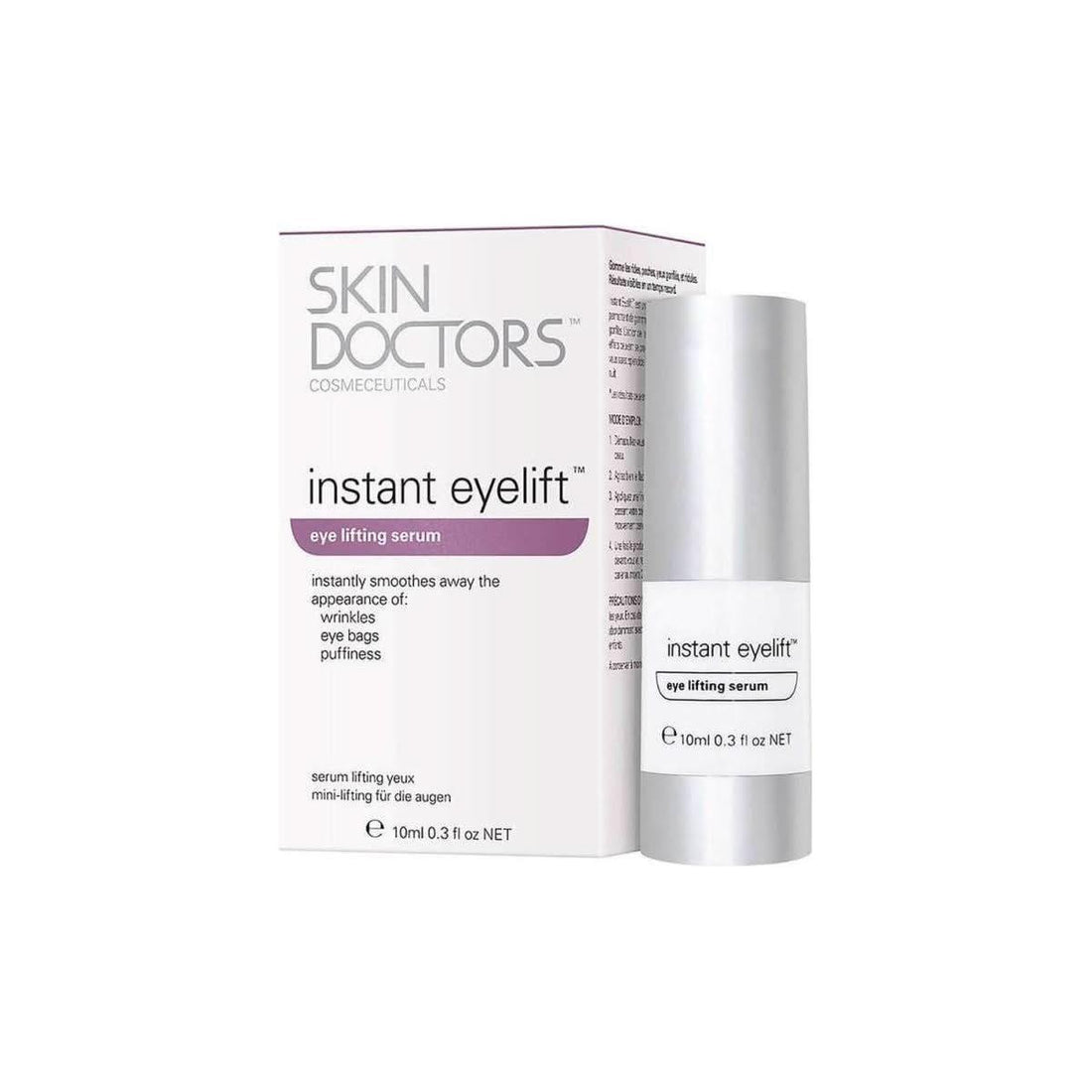 Skin Doctors Instant Eyelift 10ml | Instant Firming Serum for Puffiness, Wrinkles & Eye Bags