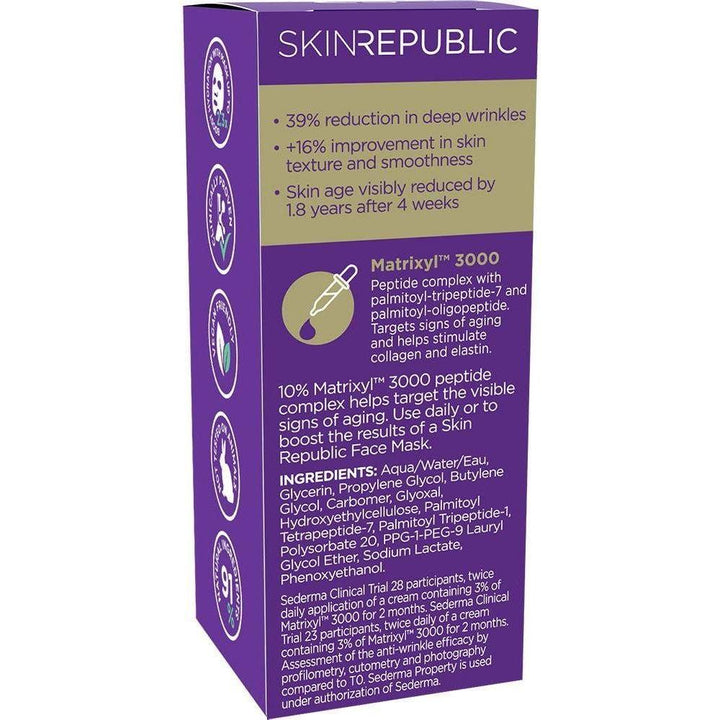Skin Republic Matrixyl 3000 10% Serum 30ml | Potent Peptide Anti-Aging Treatment Skin Republic