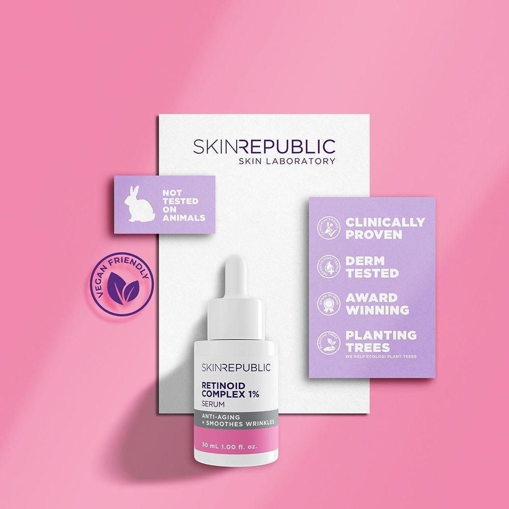 Skin Republic Retinoid Complex 1% Serum 30ml | Smoother, Firmer & More Youthful Skin