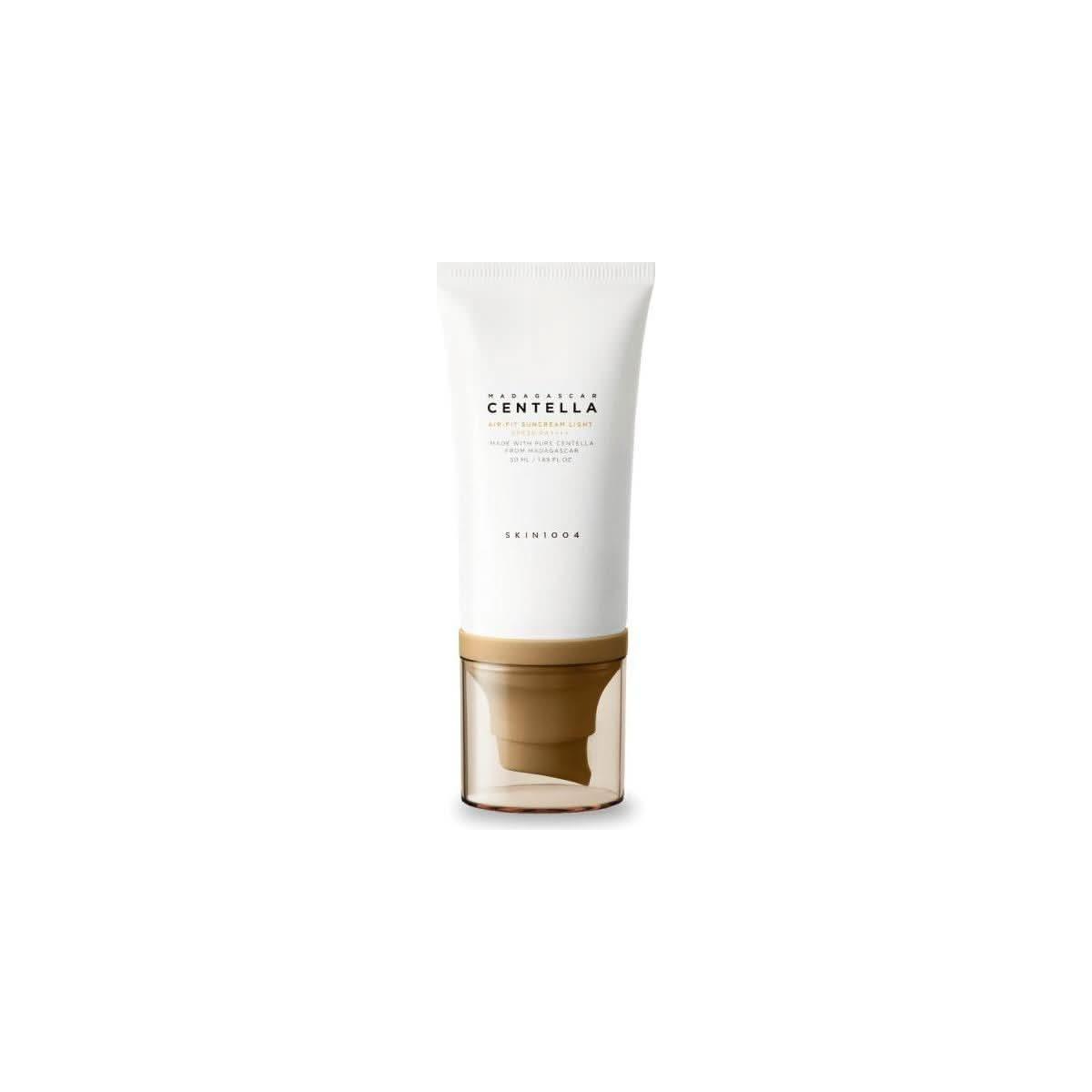 SKIN1004 Centella Air-Fit Suncream Light SPF30 PA++++ 50ml | Lightweight Mineral Sunscreen + Brightening SKIN1004