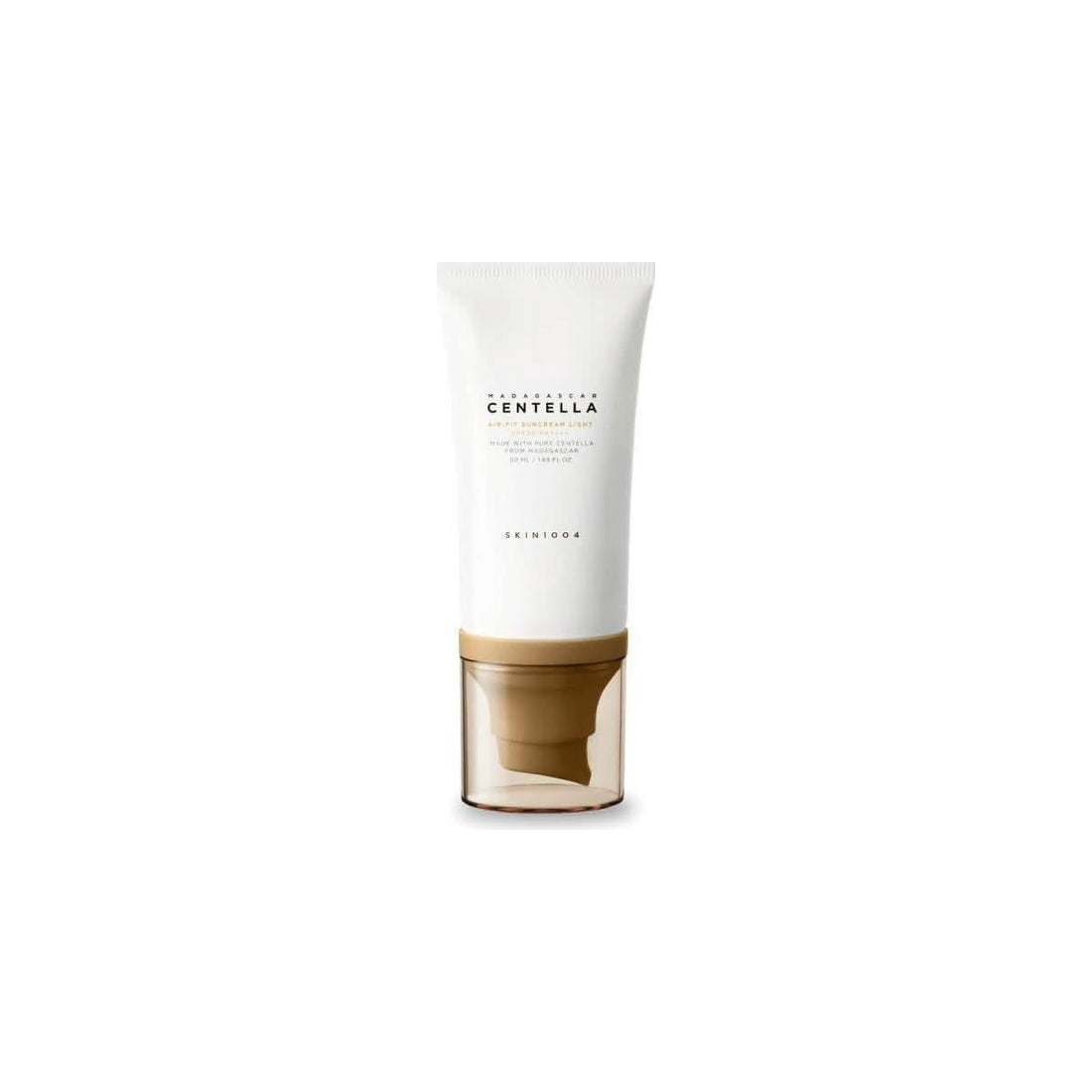 SKIN1004 Centella Air-Fit Suncream Light SPF30 PA++++ 50ml | Lightweight Mineral Sunscreen + Brightening SKIN1004
