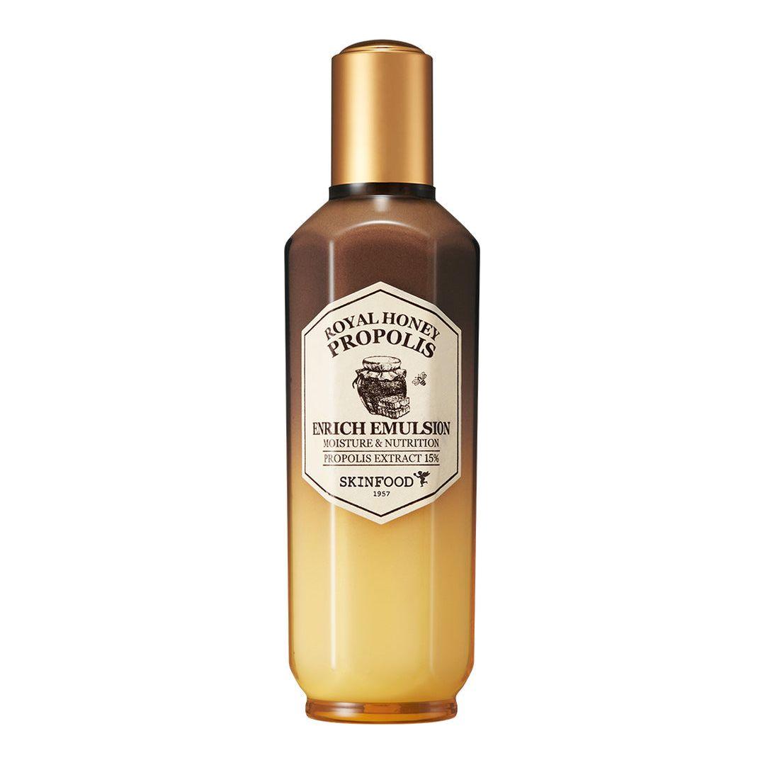 SKINFOOD Royal Honey Propolis Enrich Emulsion 160ml | Weightless Moisture & Radiance Booster