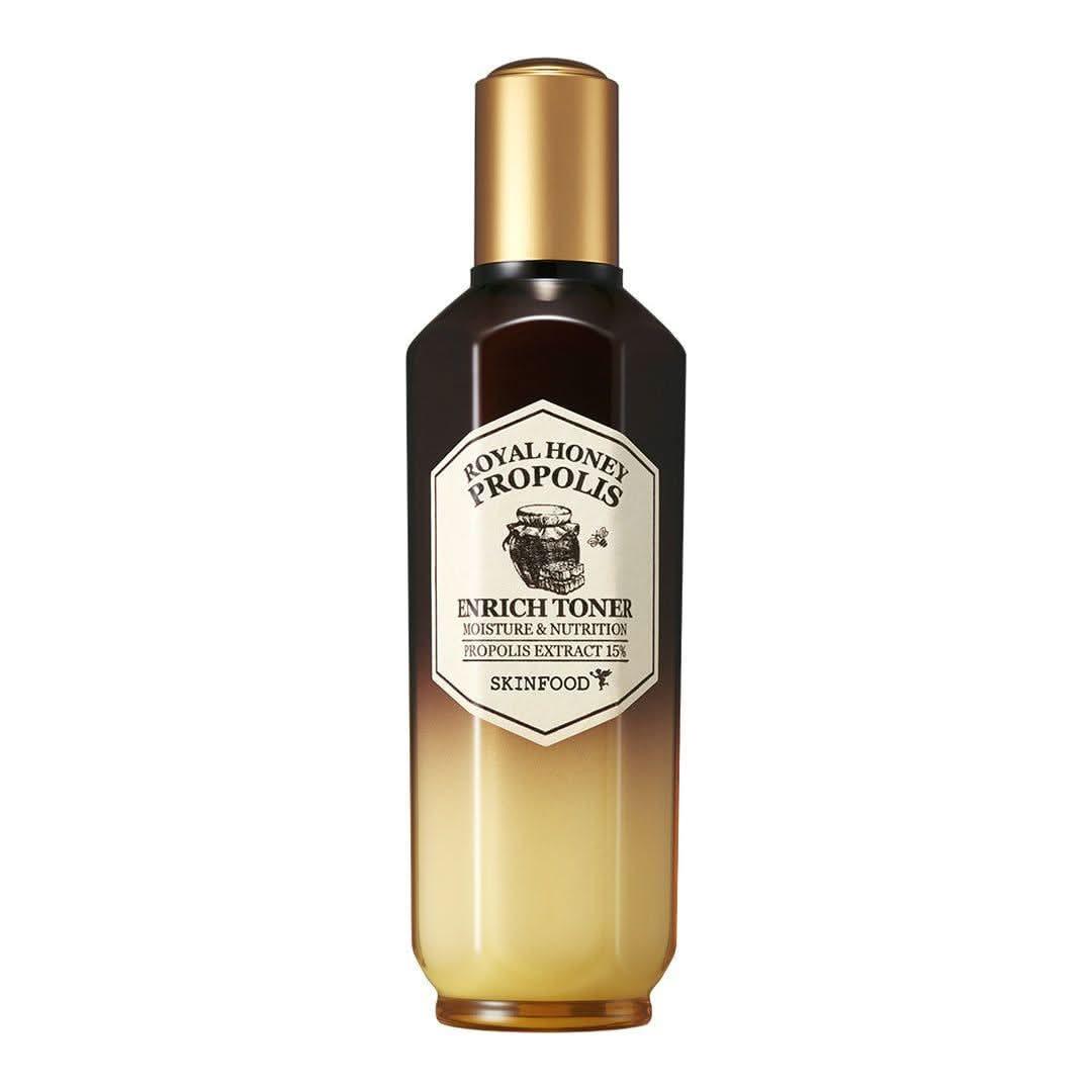 SKINFOOD Royal Honey Propolis Enrich Toner 160ml | Milky Hydration & Nutrient Infusion
