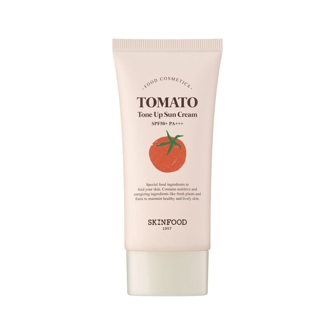 SKINFOOD Tomato Tone Up Sun Cream 50ml | Brightening UV Protection SPF