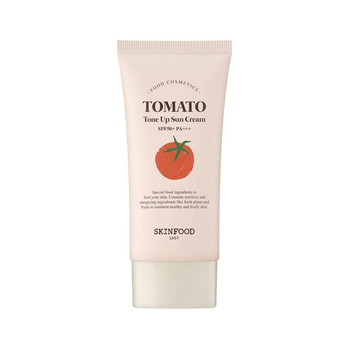 SKINFOOD Tomato Tone Up Sun Cream 50ml | Brightening UV Protection SPF