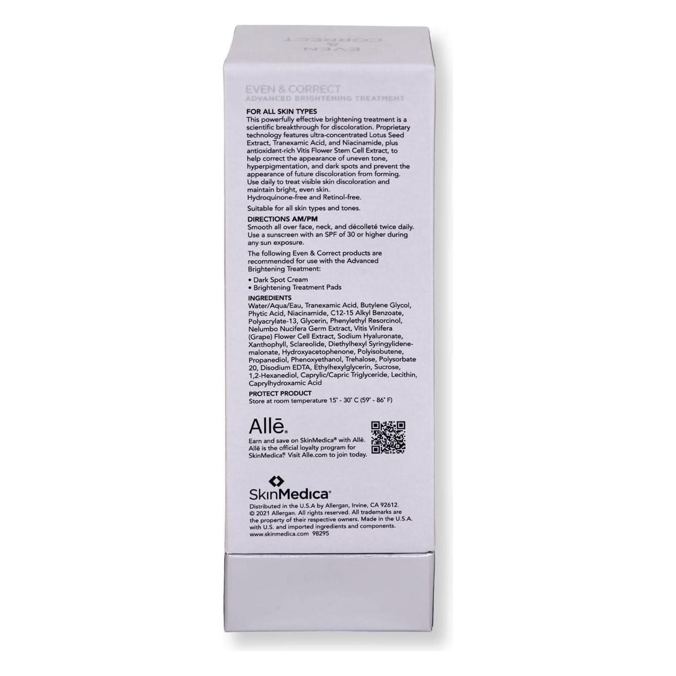 SkinMedica Even & Correct Advanced Brightening Treatment 60ml | Radiance-Boosting Dark Spot Solution