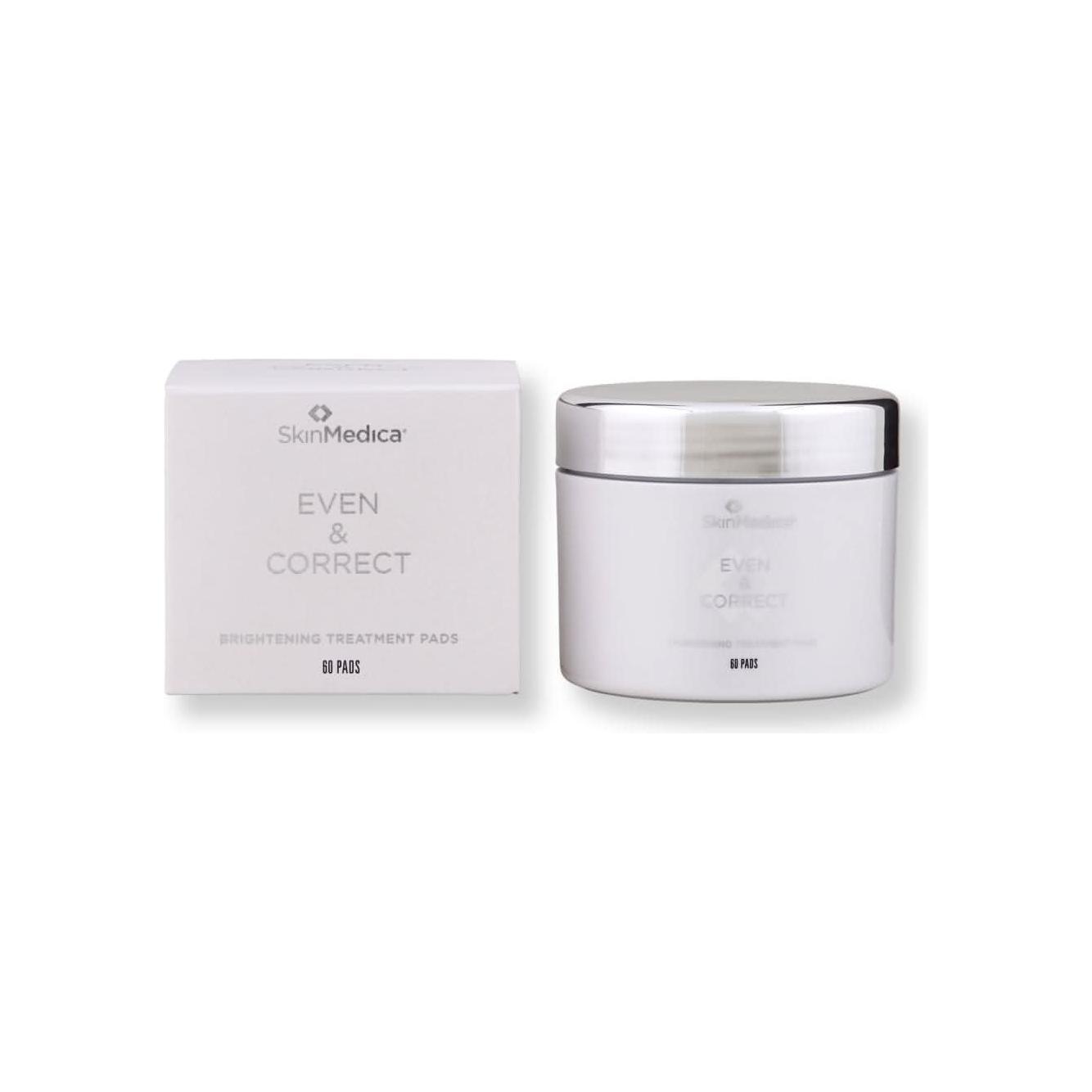 SkinMedica Even & Correct Brightening Treatment Pads 60 Pads Even & Correct Brightening Treatment Pads ¨C 60 Pads | Radiance-Boosting Exfoliating Pads