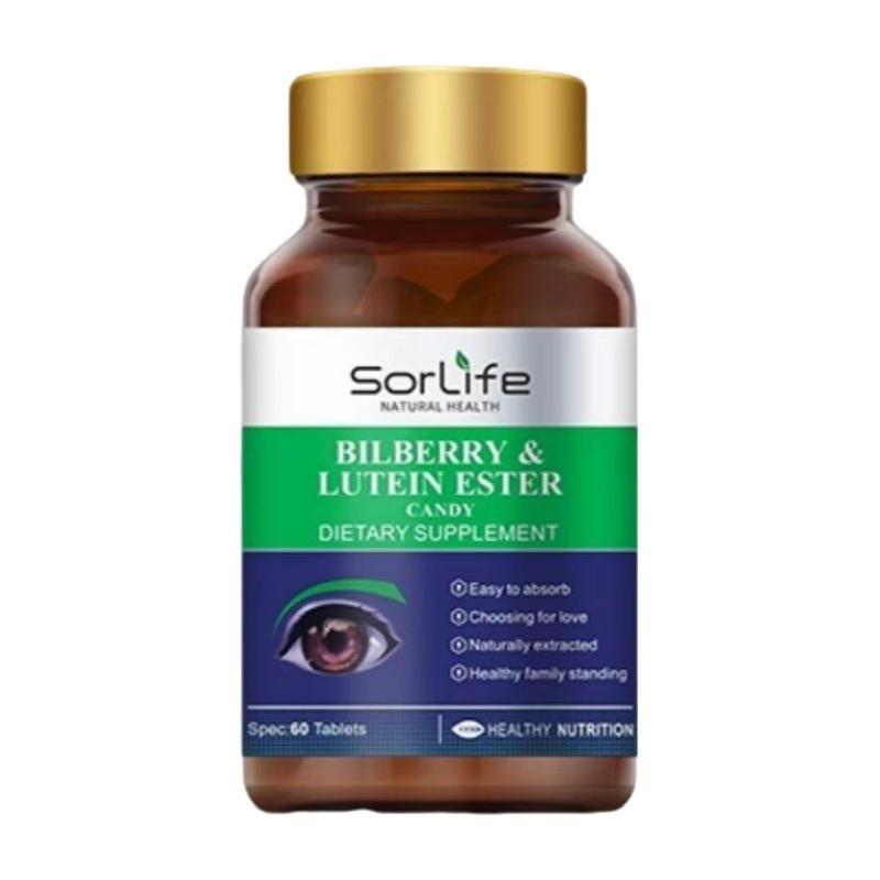 SORLIFE Bilberry Lutein Ester Tablets 60 Tablets | Advanced Eye Protection for Children & Teenagers