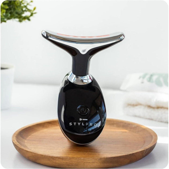 StylPro Neck and Face Massager | Rejuvenates, Firms & Brightens with LED & Heat Therapy