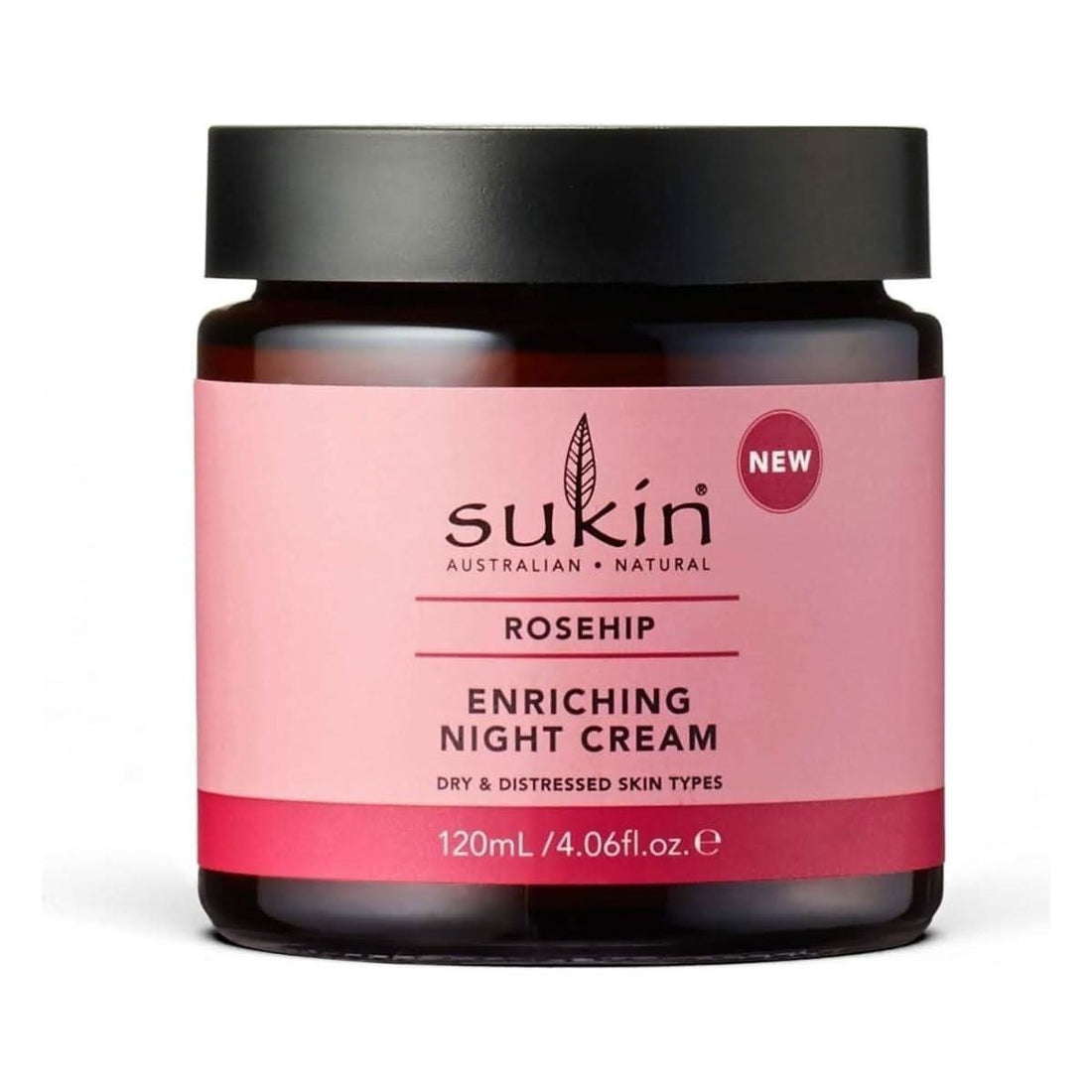 Sukin Rosehip Enriching Night Cream 120ml Overnight Radiance for Thirsty Skin