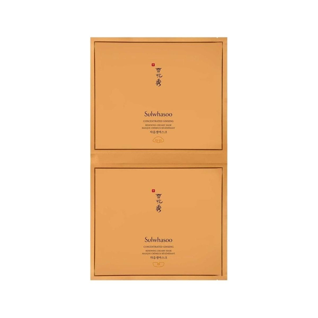 Sulwhasoo Concentrated Ginseng Renewing Creamy Mask 18g x 5ea Intensive Anti-Aging & Firming Sheet Mask