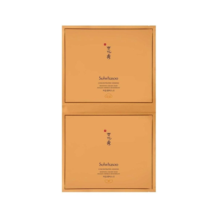 Sulwhasoo Concentrated Ginseng Renewing Creamy Mask 18g x 5ea Intensive Anti-Aging & Firming Sheet Mask