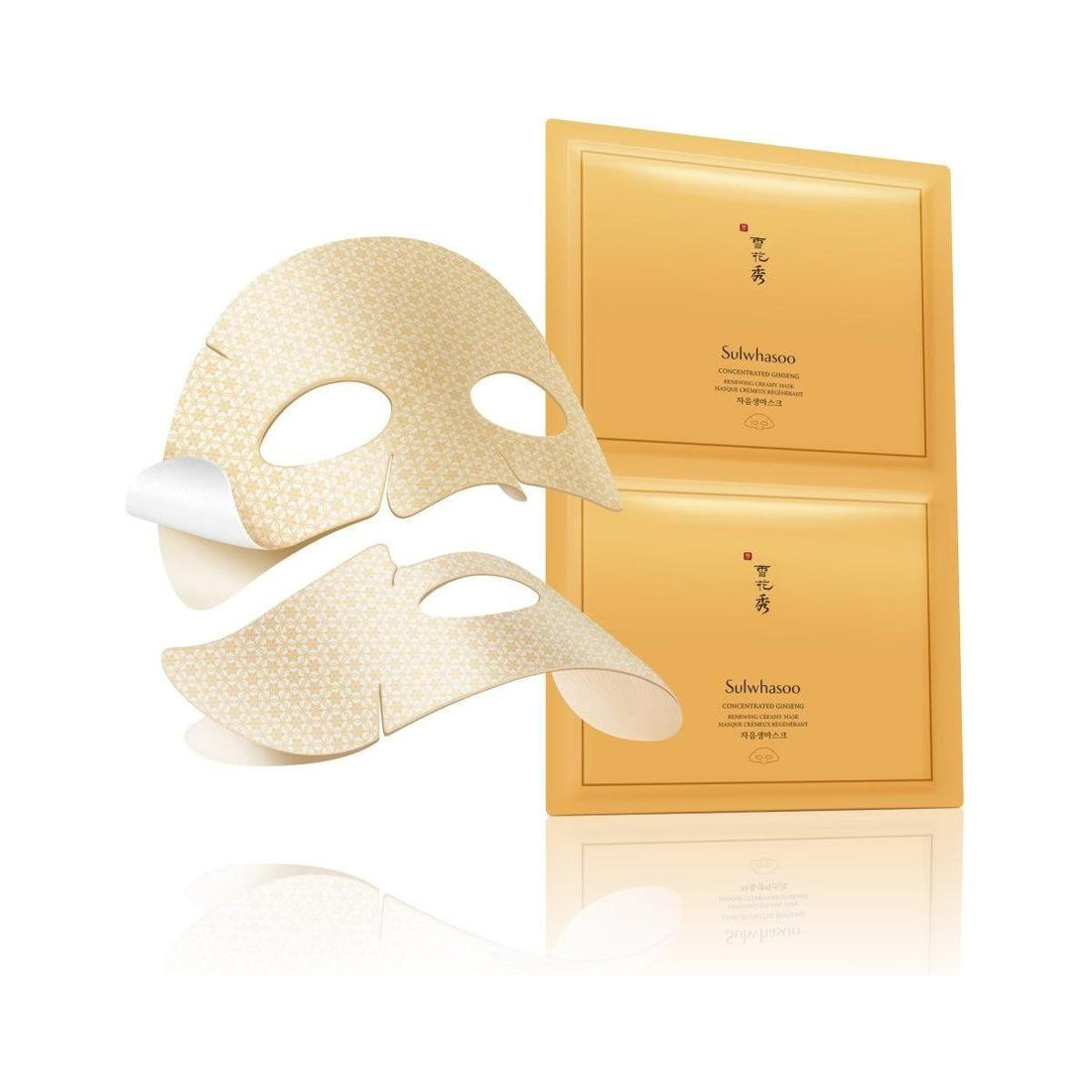 Sulwhasoo Concentrated Ginseng Renewing Creamy Mask 18g x 5ea Intensive Anti-Aging & Firming Sheet Mask