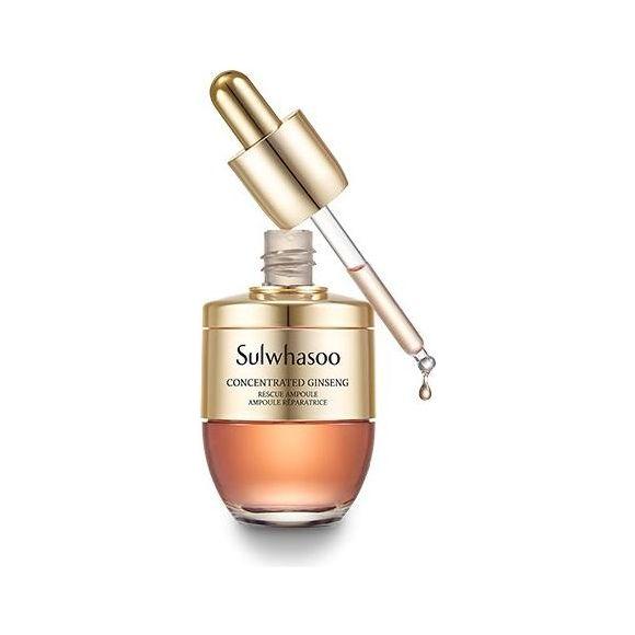 Sulwhasoo Concentrated Ginseng Rescue Ampoule 20g Soothing, Restorative SOS Treatment for Stressed Skin