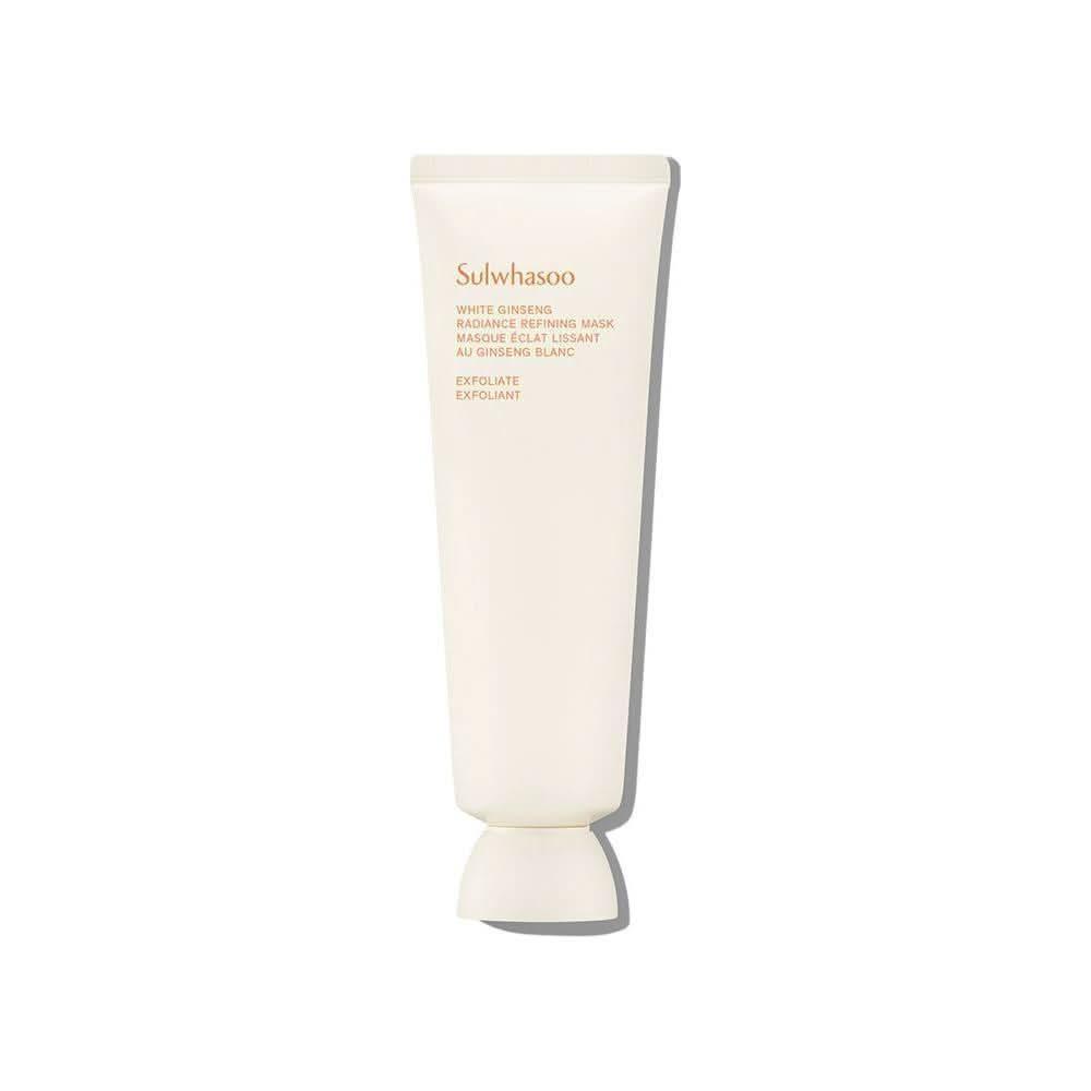 Sulwhasoo White Ginseng Radiance Refining Mask 120ml | Dual-Action Exfoliating & Brightening Gel Mask for Luminous, Glass-like Skin