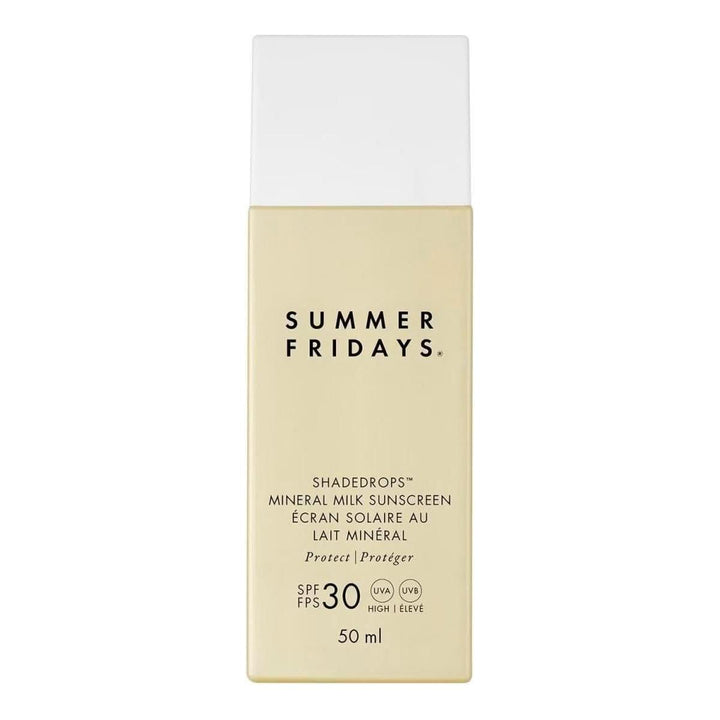 Summer Fridays ShadeDrops Mineral Milk Sunscreen SPF 30 50ml The mineral SPF that feels like a skincare treat! A lightweight, invisible shield for every day.
