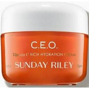 Sunday Riley C.E.O. Vitamin C Rich Hydration Cream | Brightening & Anti-Aging Moisturizer with THD Ascorbate